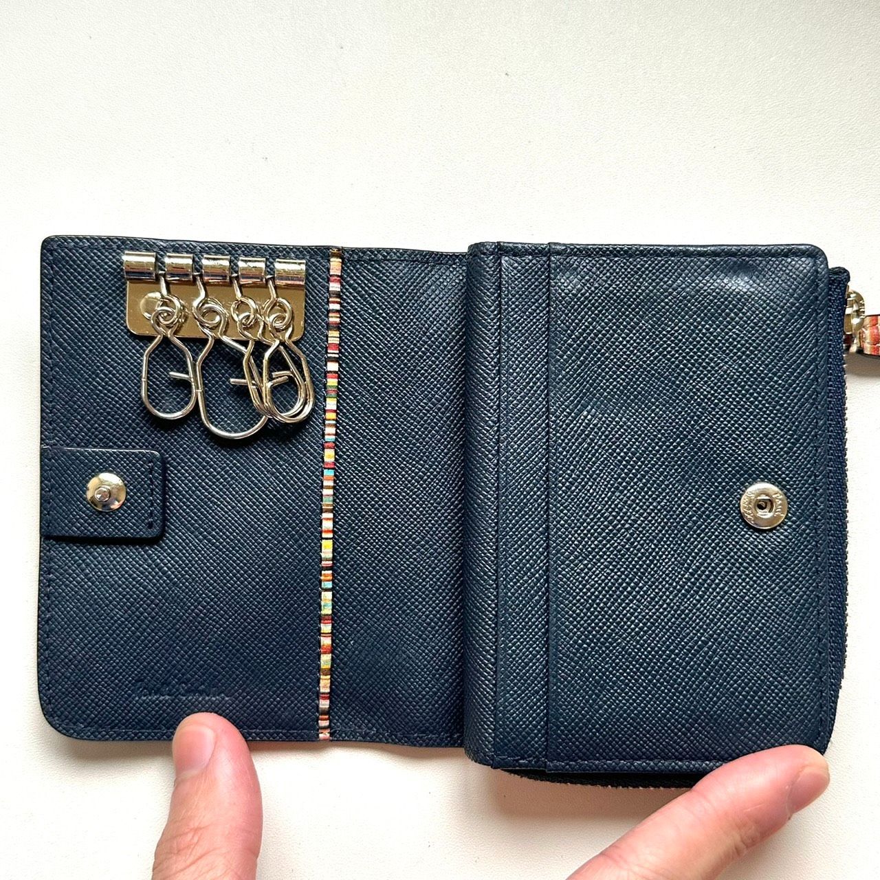 ポールスミス Paul Smith コインケース キーケース ジップストロー
