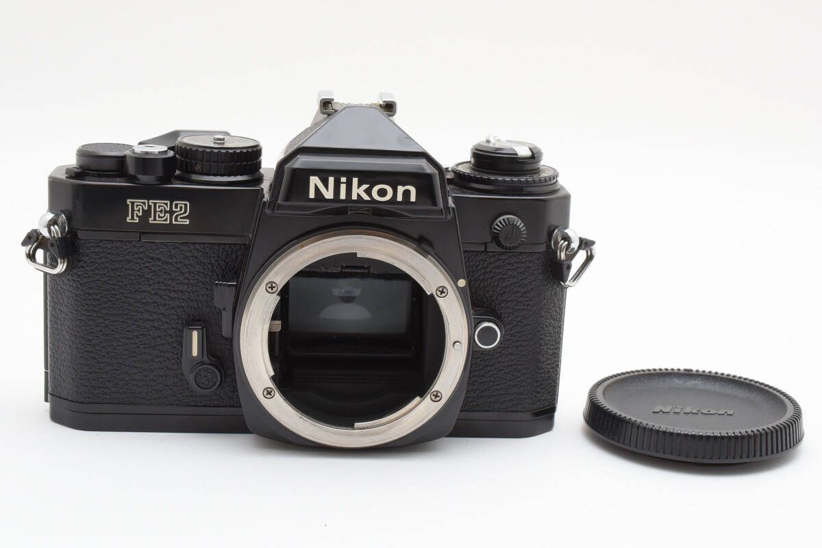 最終値下げ Nikon FE2 良品 モルト交換済み ☆極上品☆NIKON ニコン FE2 ブラック ボディ ☆モルト交換済み