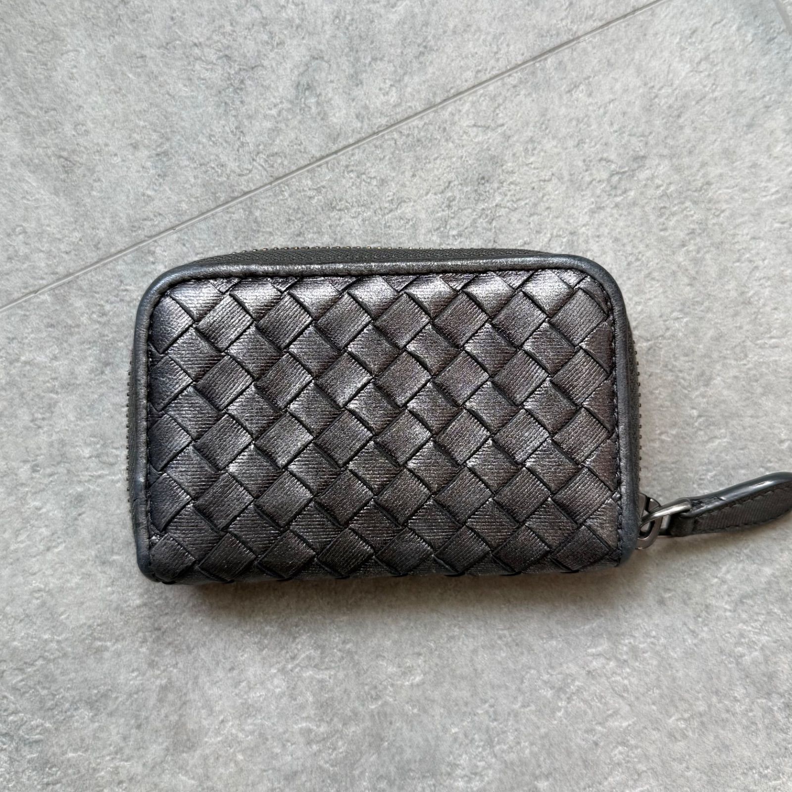 BOTTEGA VENETA ボッテガヴェネタ イントレチャート レザー コイン 