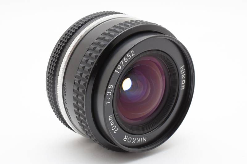 光学極上品】Nikon ニコン Ai NIKKOR 20mm 3.5 MFレンズ #4042-8