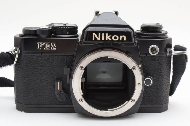 ジャンク】Nikon ニコン FE2 黒 ブラック ボディ フィルム一眼カメラ
