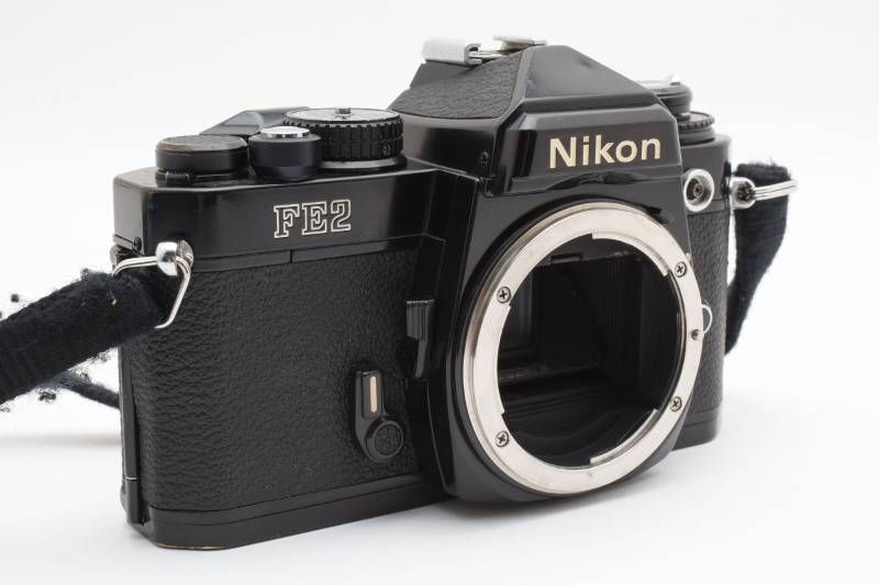 ジャンク】Nikon ニコン FE2 黒 ブラック ボディ フィルム一眼カメラ