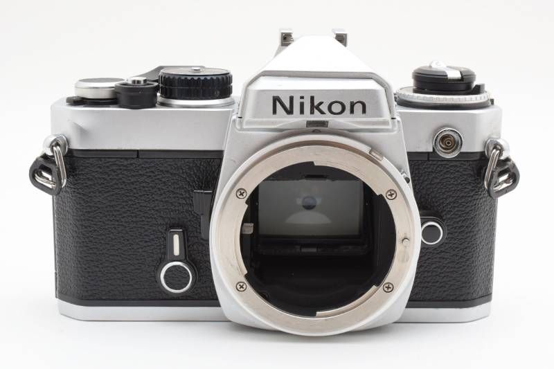 現状品】Nikon ニコン FE シルバー ボディ フィルム一眼カメラ #4059-5