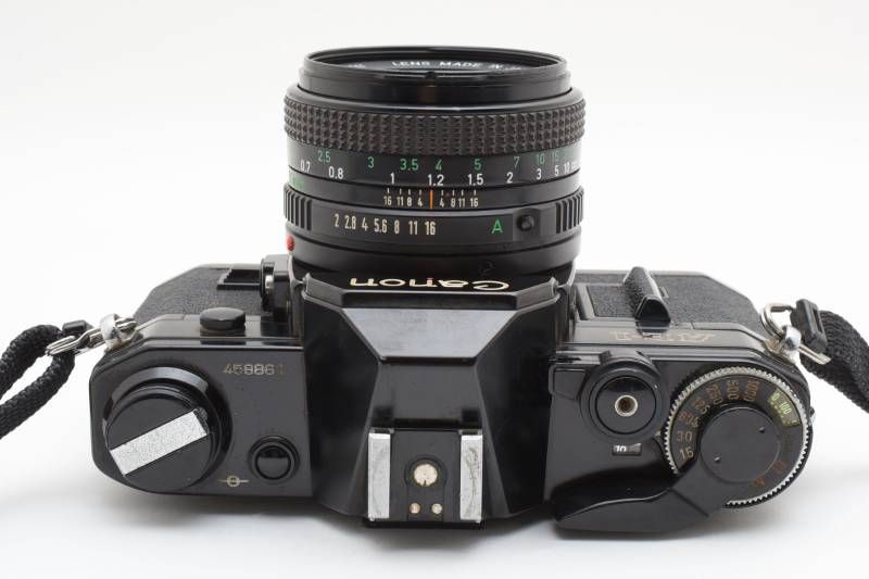 実用品】Canon キャノン AE-1 黒 ブラック / new FD 50mm F2 レンズ