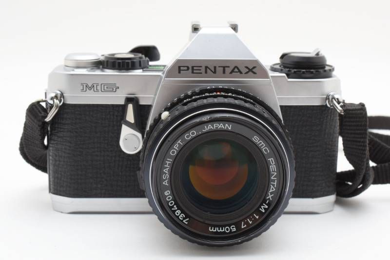 実用品】Pentax ペンタックス MG / SMC PENTAX-M 1.7 50mm レンズ