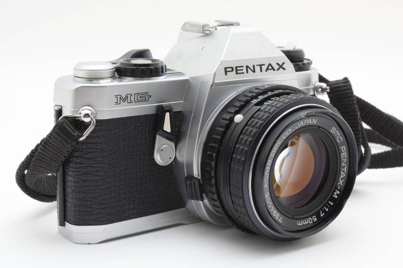 実用品】Pentax ペンタックス MG / SMC PENTAX-M 1.7 50mm レンズ