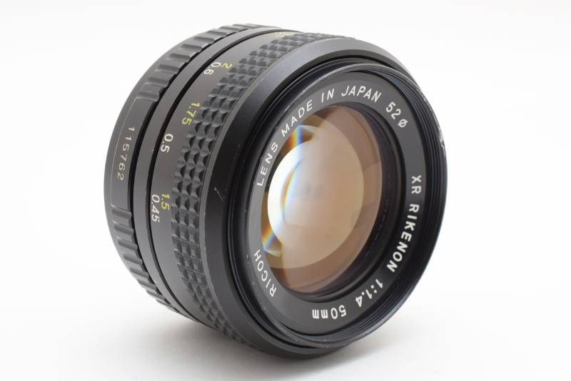 実用品】Ricoh リコー XR RIKENON 1.4 50mm Pentax用 Kマウント MF