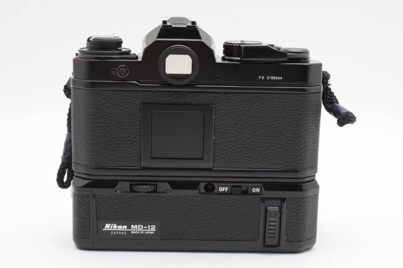 実用外観美品】Nikon ニコン FE 黒 ブラック / MD-12 モータードライブ