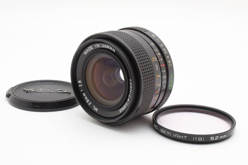 実用品】Yashica ヤシカ ML 28mm 2.8 ヤシカ/コンタックスマウント Y/C