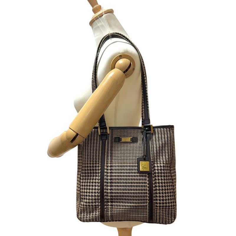 美品☆RALPHLAUREN ラルフローレン☆トートバッグ 肩掛け ブラウン