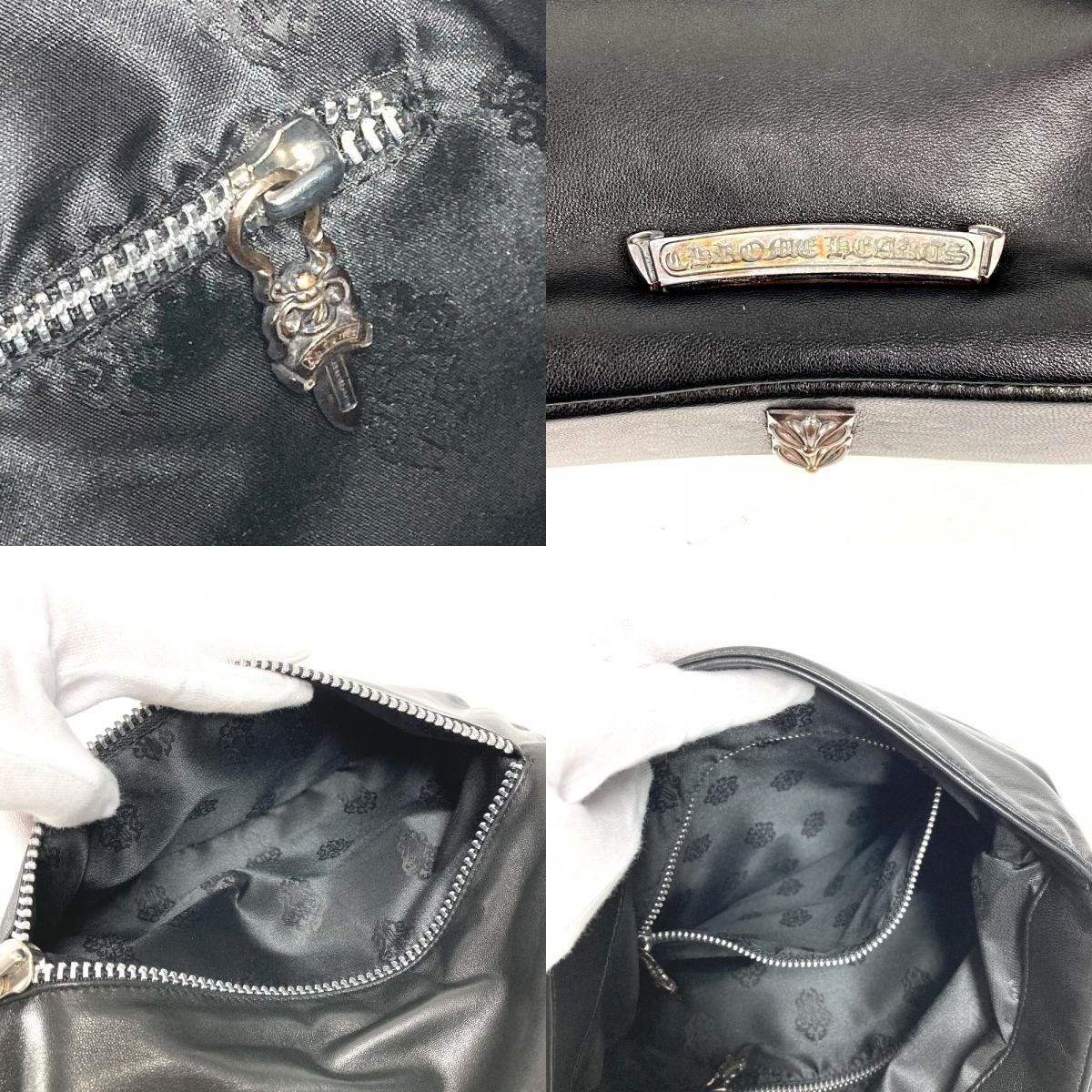 CHROME HEARTS クロムハーツ クラッチバッグ ピラミッドスタッズ 