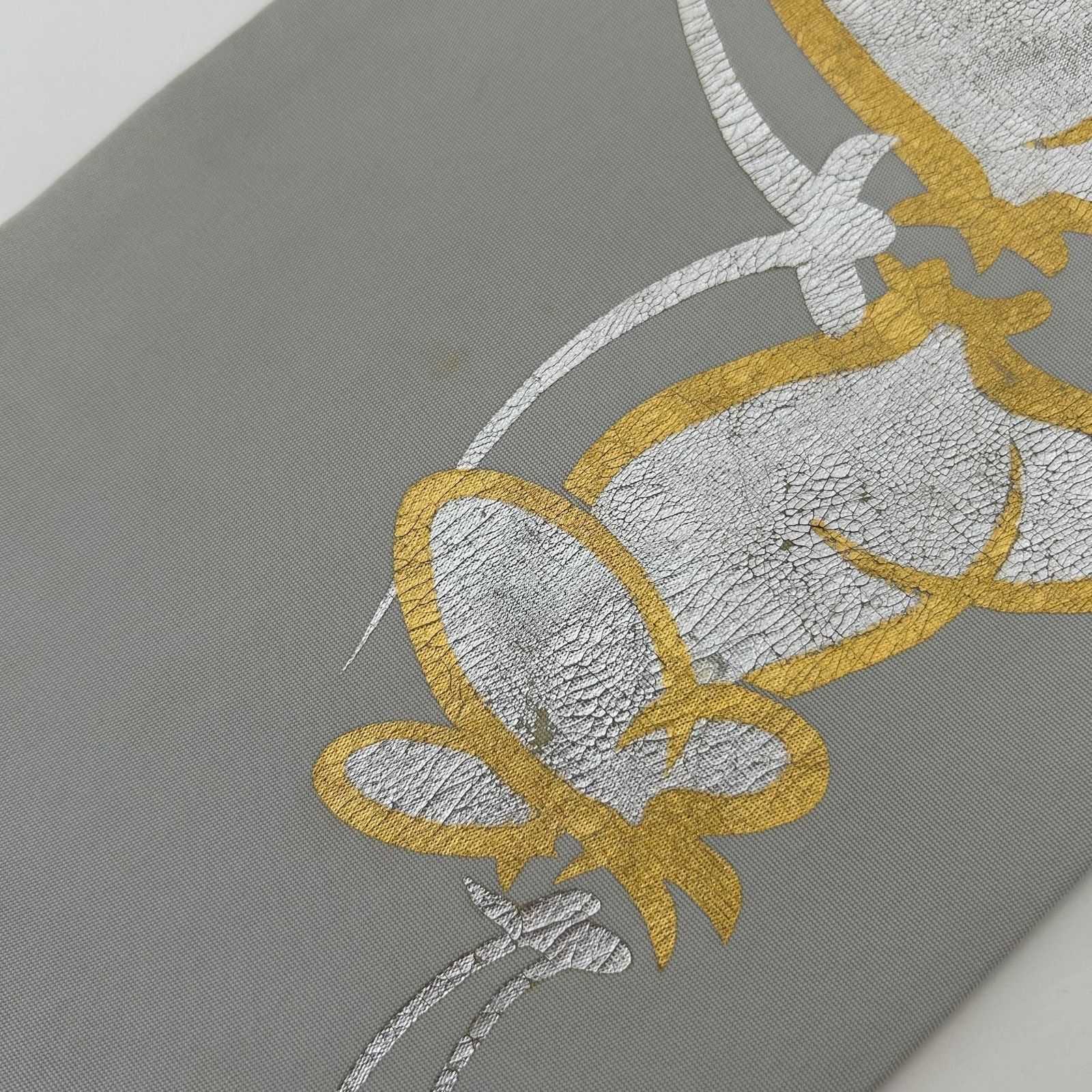 塩瀬　名古屋帯　蝶柄 新塩瀬帯「オリジナル 蝶」｜洗える帯 名古屋帯