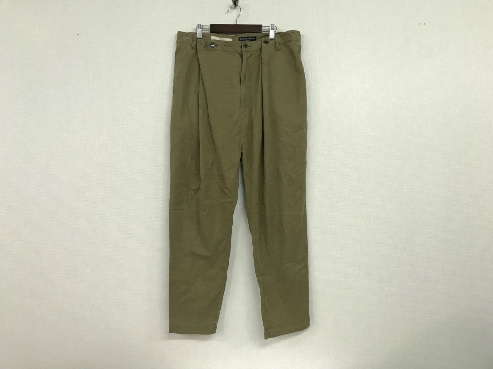 パンツ Ryuichiro Shimazaki Homme KneeSlit Pants 本物リュウイチロウシマザキオムRYUICHIROSHIMAZAKI homme コットン