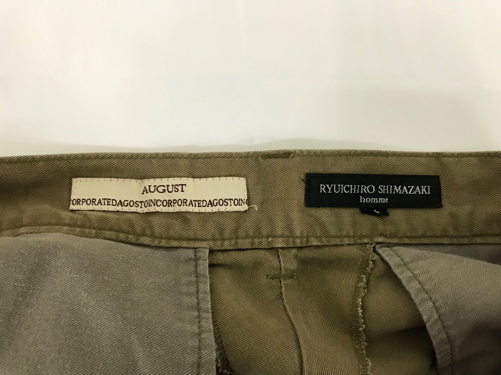 本物リュウイチロウシマザキオムRYUICHIROSHIMAZAKI homme コットン