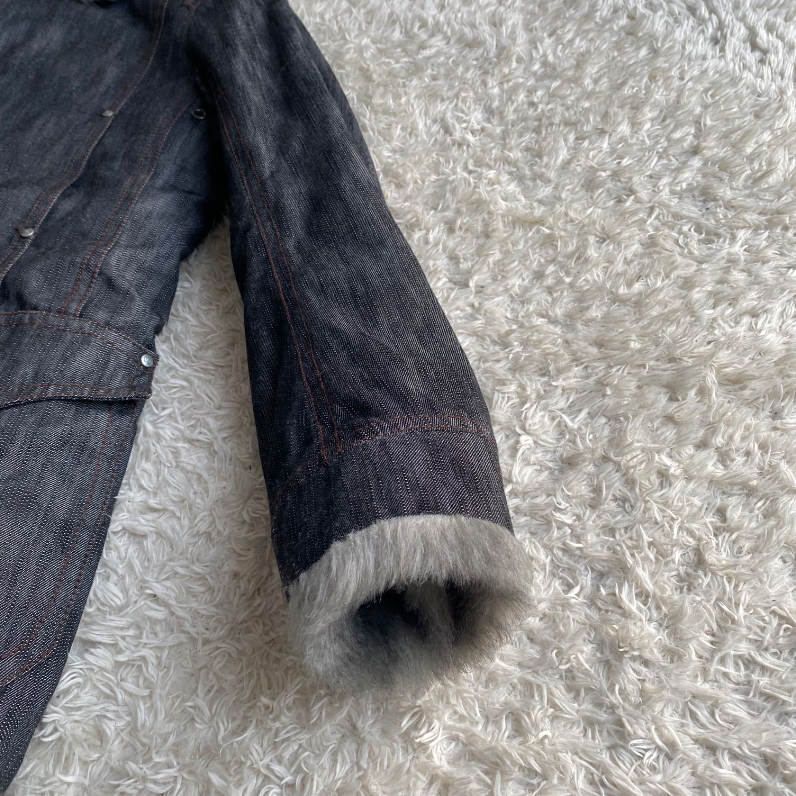 未使用級！NICOLE CLUB FOR MEN ニコル デニム ファージャケット y2k