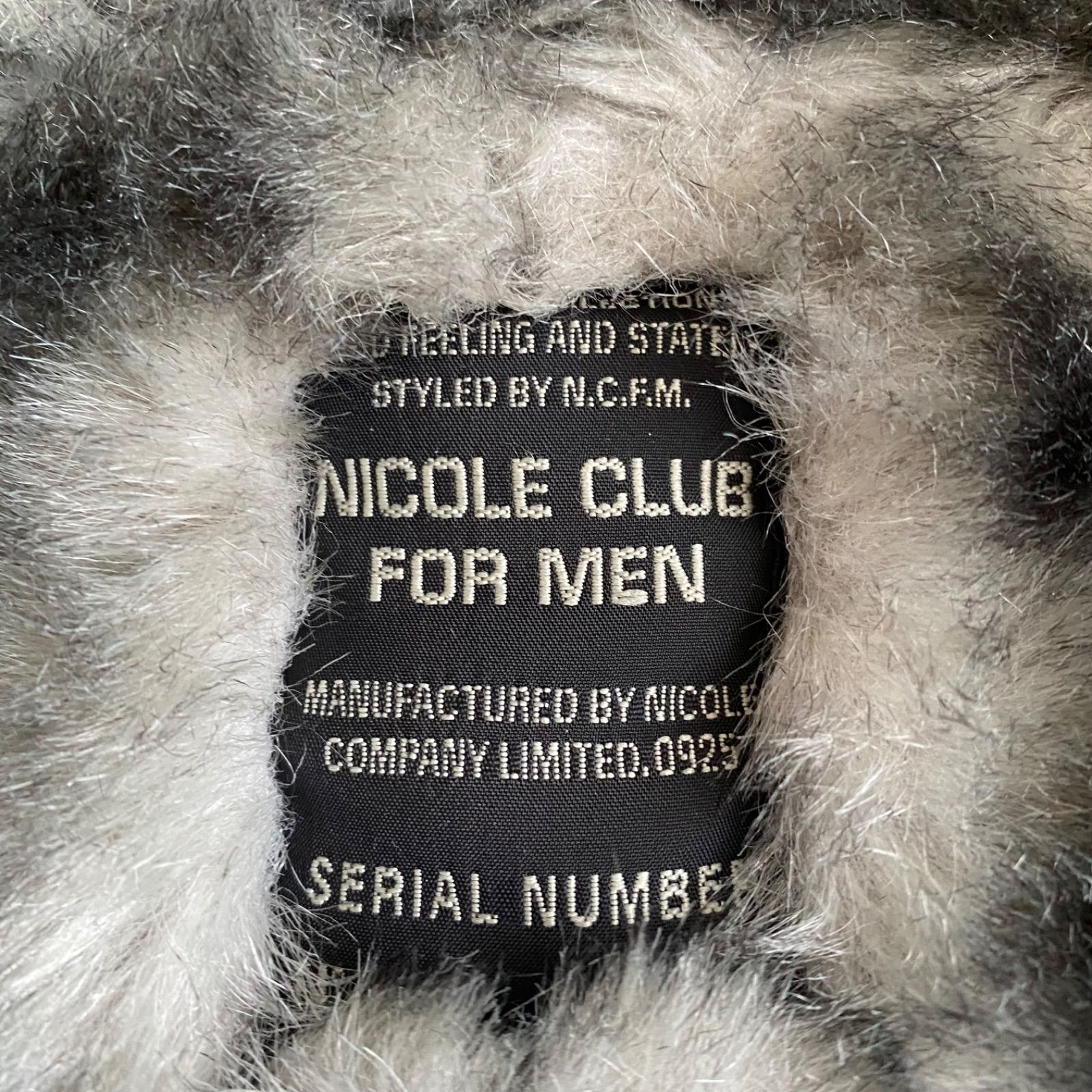 未使用級！NICOLE CLUB FOR MEN ニコル デニム ファージャケット y2k