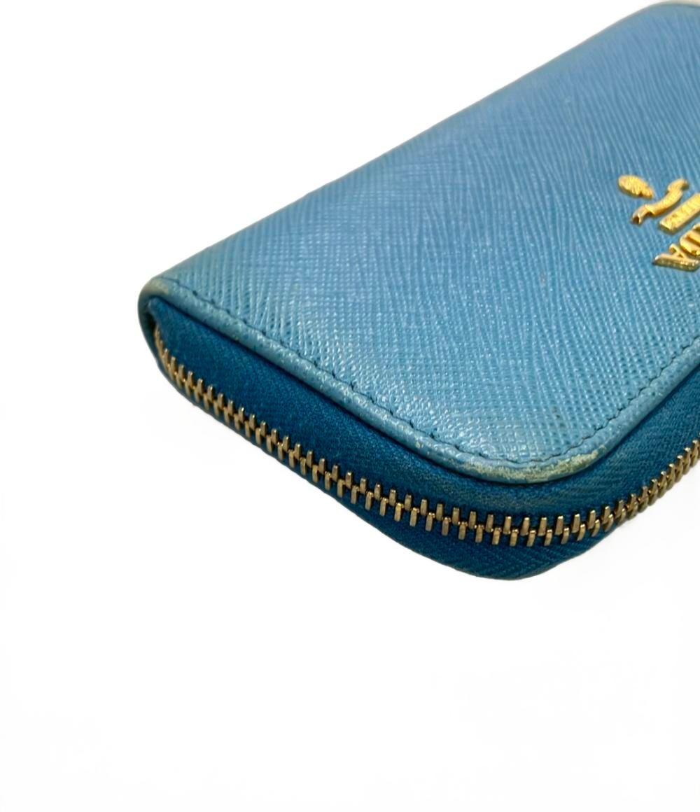 プラダ コインケース キーリング付き サフィアーノレザー レディース