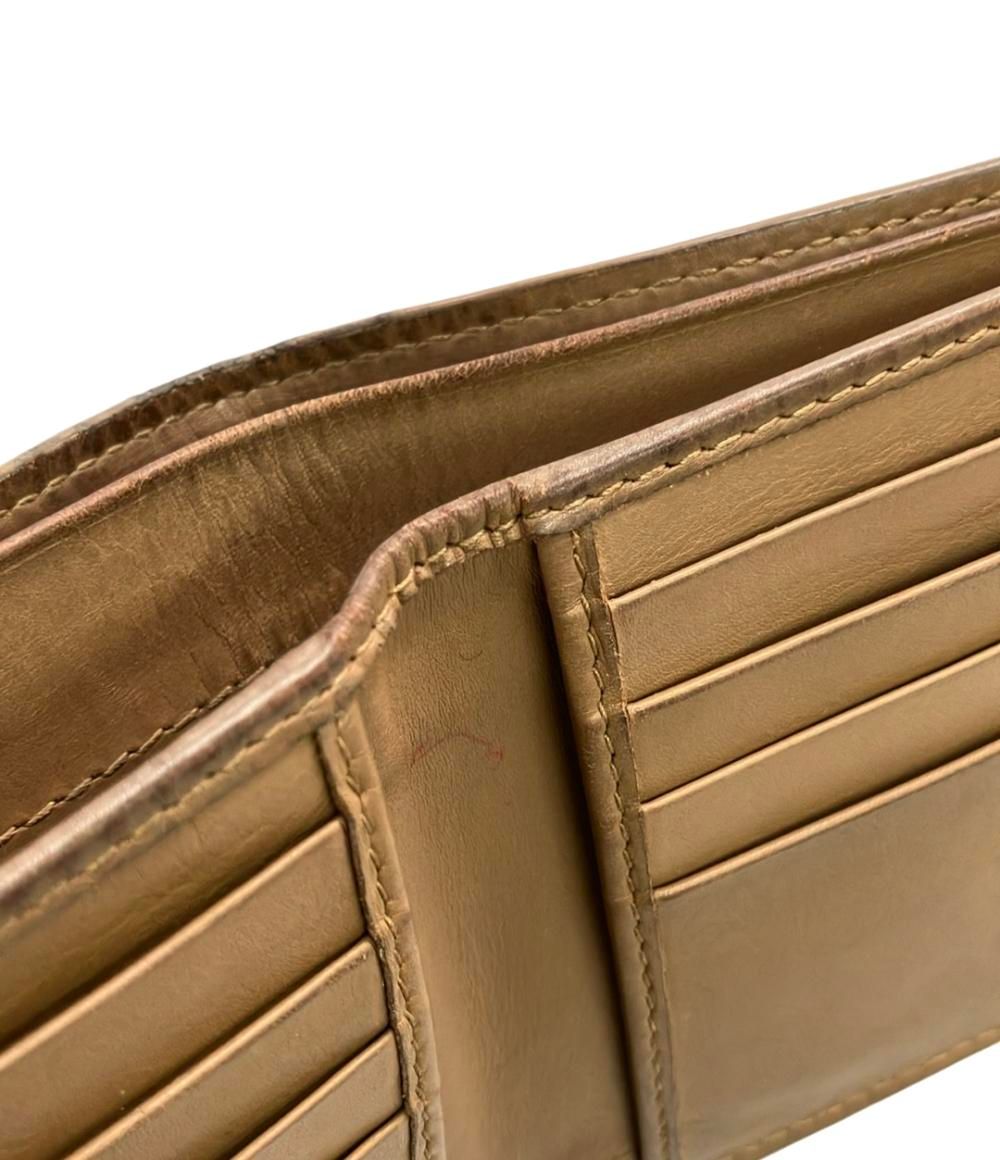 ボッテガ・ヴェネタ 二つ折り財布 レザー イントレチャート レディース