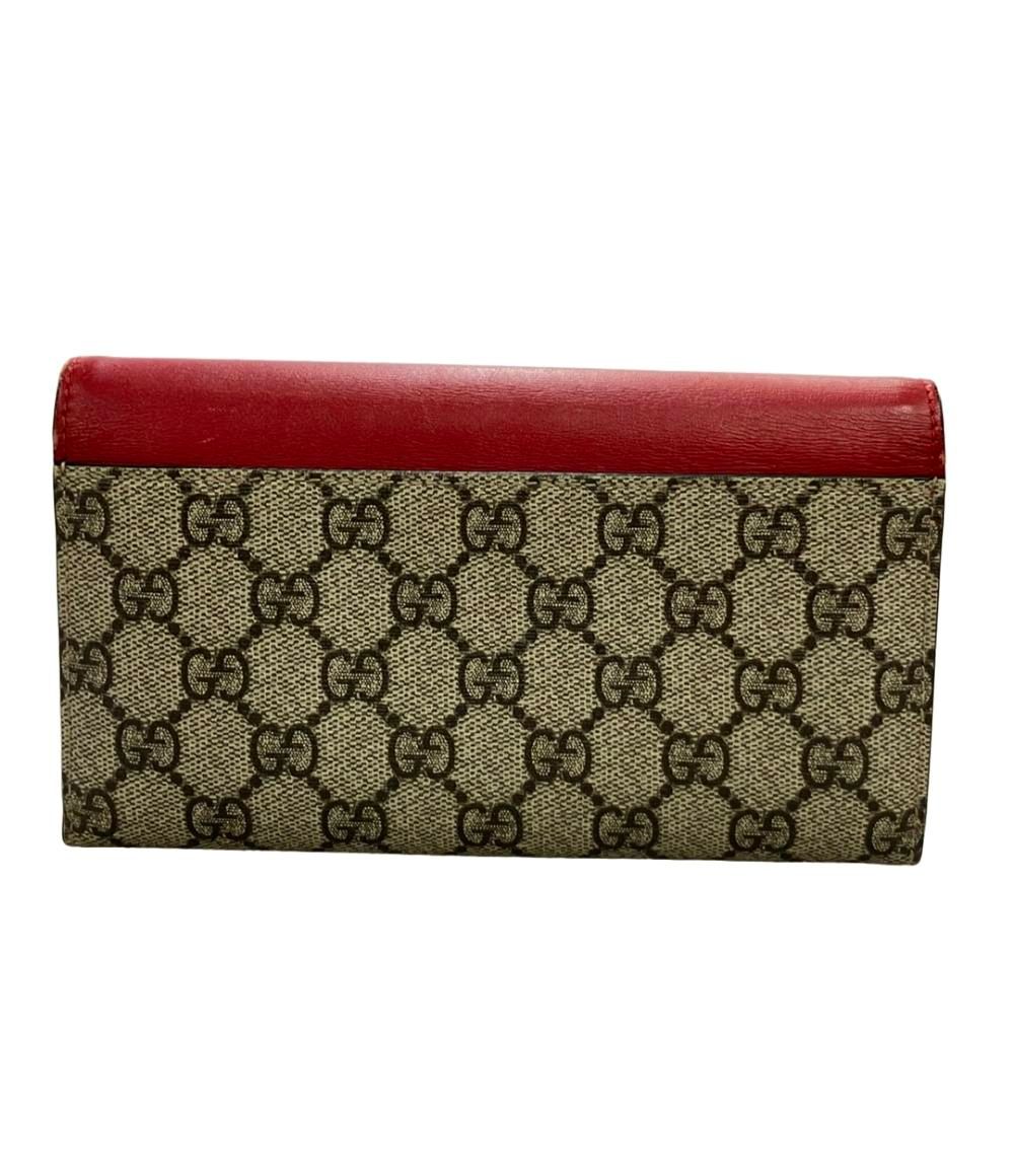 GUCCI グッチ 長財布 GGスプリーム PVC 410100 ☆グッチ GUCCI 長財布 GGスプリーム PVC レザー 410100