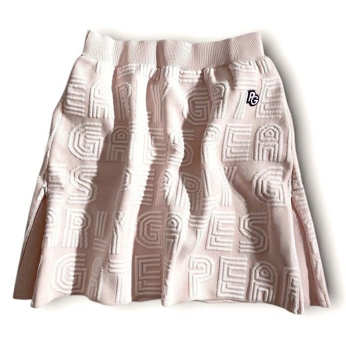 PEARLY GATES パーリーゲイツ ゴルフ 14Gニット 立体ロゴ柄 総柄