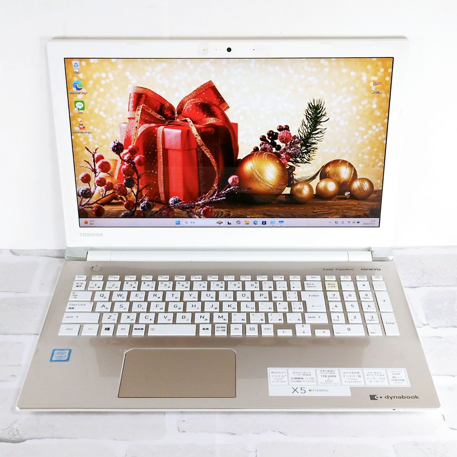 第8世代！たっぷり1TB Corei3 Windows11 ノートパソコン DVD カメラ