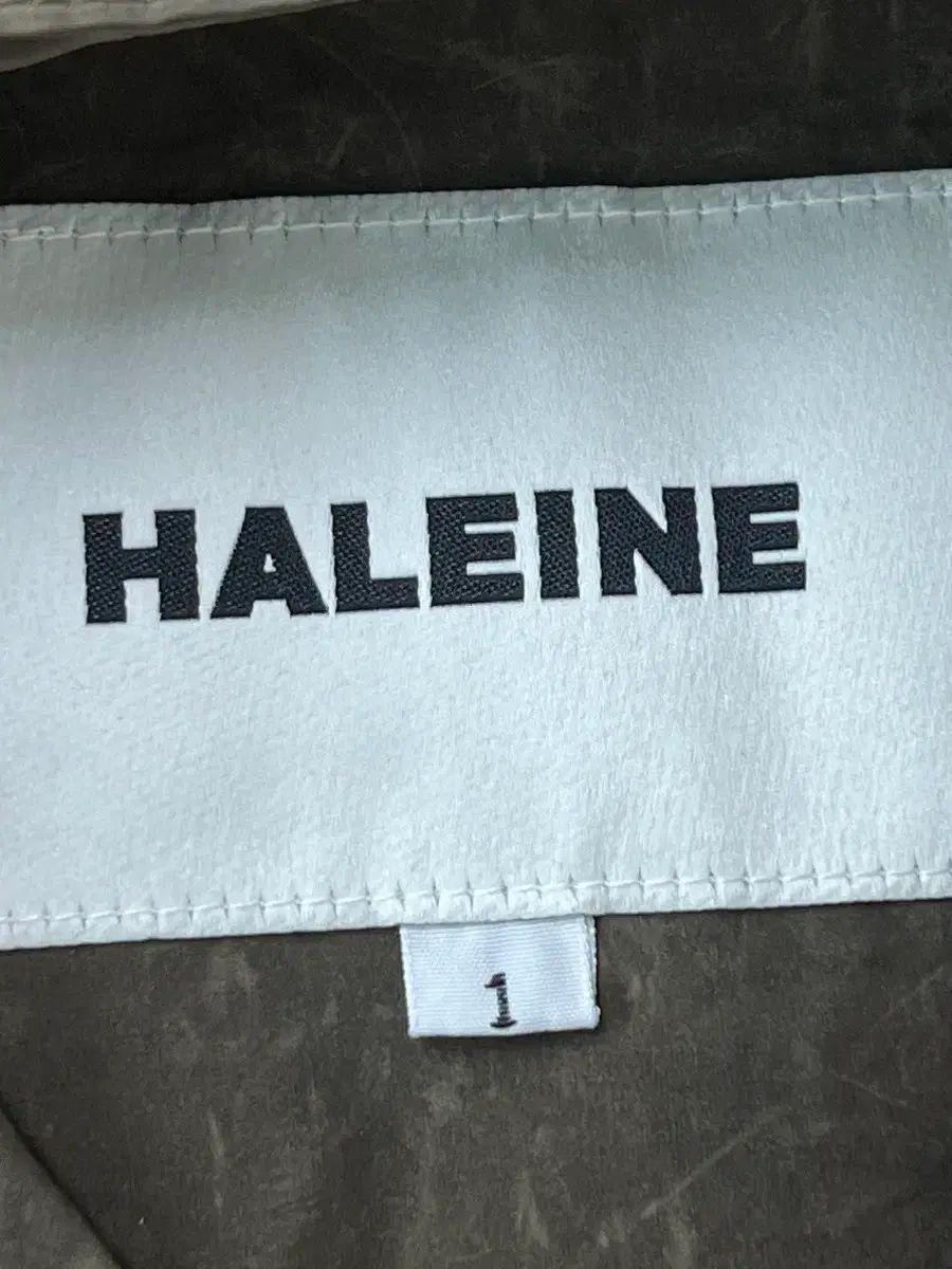 正規品 HALEINE9 アレンヌ WHO フード シャツ ジャケット カーキ色