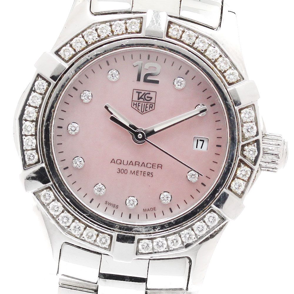 タグホイヤー TAG HEUER WAF141B アクアレーサー ベゼル 10P ダイヤ 
