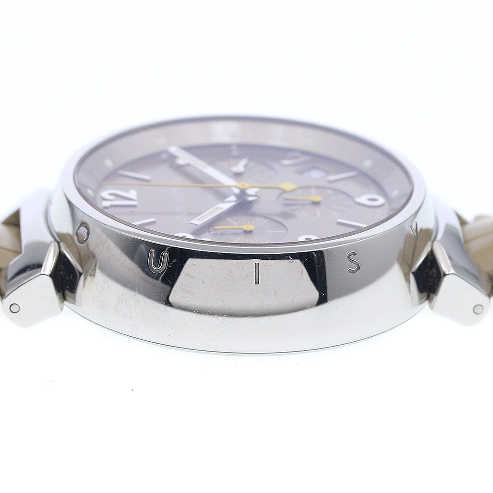 ルイ・ヴィトン LOUIS VUITTON Q1122 タンブール クロノグラフ 自動