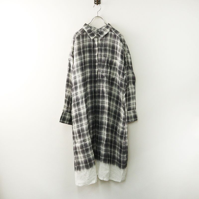 大きいサイズ アズノウアズ オオラカ AS KNOW AS olaca チェック転写