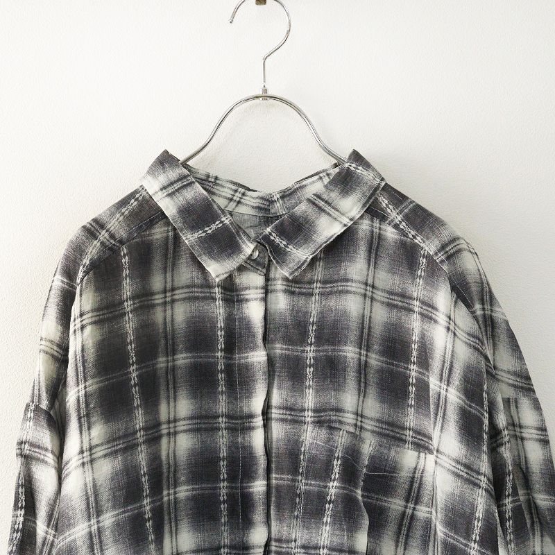 大きいサイズ アズノウアズ オオラカ AS KNOW AS olaca チェック転写