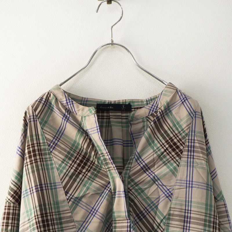 大きいサイズ アズノウアズ オオラカ AS KNOW AS olaca チェック プル