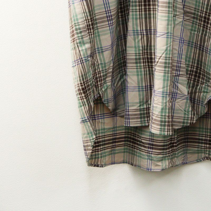 大きいサイズ アズノウアズ オオラカ AS KNOW AS olaca チェック プル