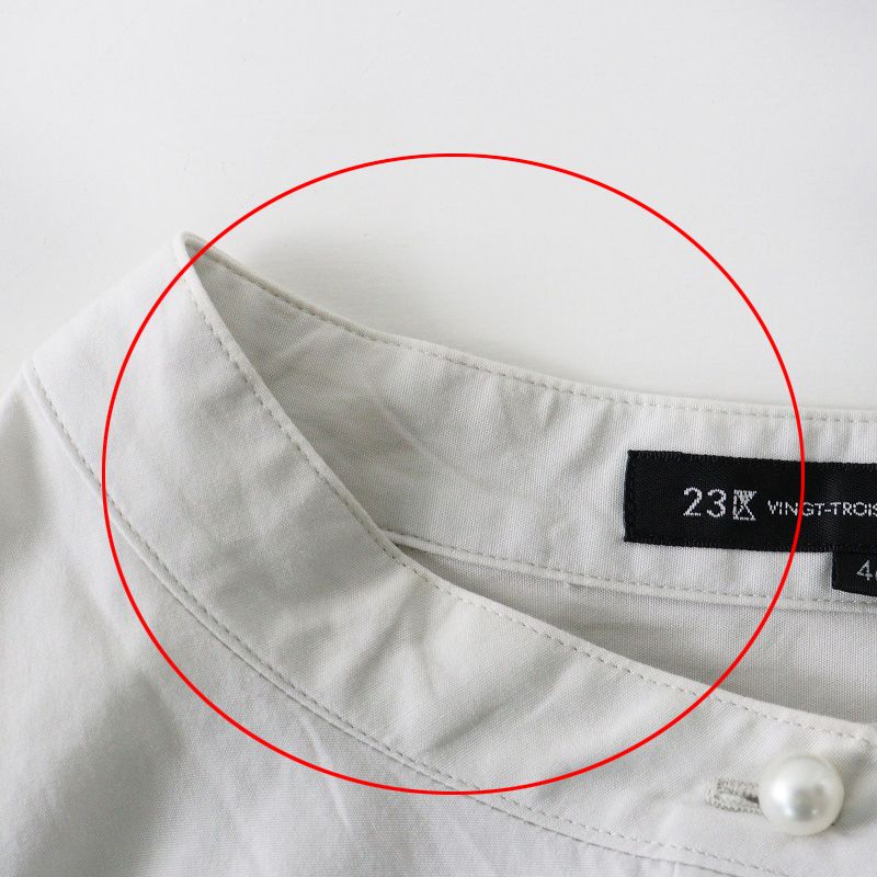 大きいサイズ オンワード 2023AW 23区 【洗える】CANCLINI ボリューム