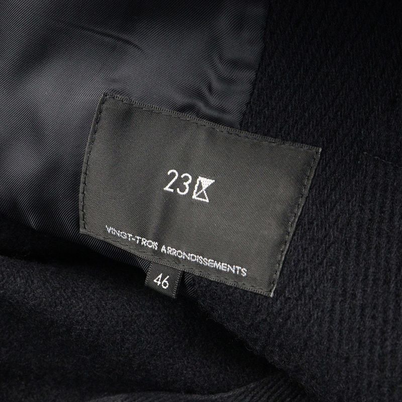 定価8万 大きいサイズ 2022AW 23区 オンワード樫山 ヘリンボーン