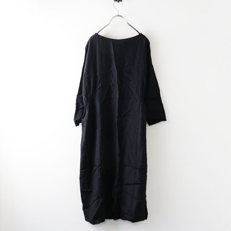 美品 2024SS エヴァムエヴァ evam eva キュプラシルクワンピース M