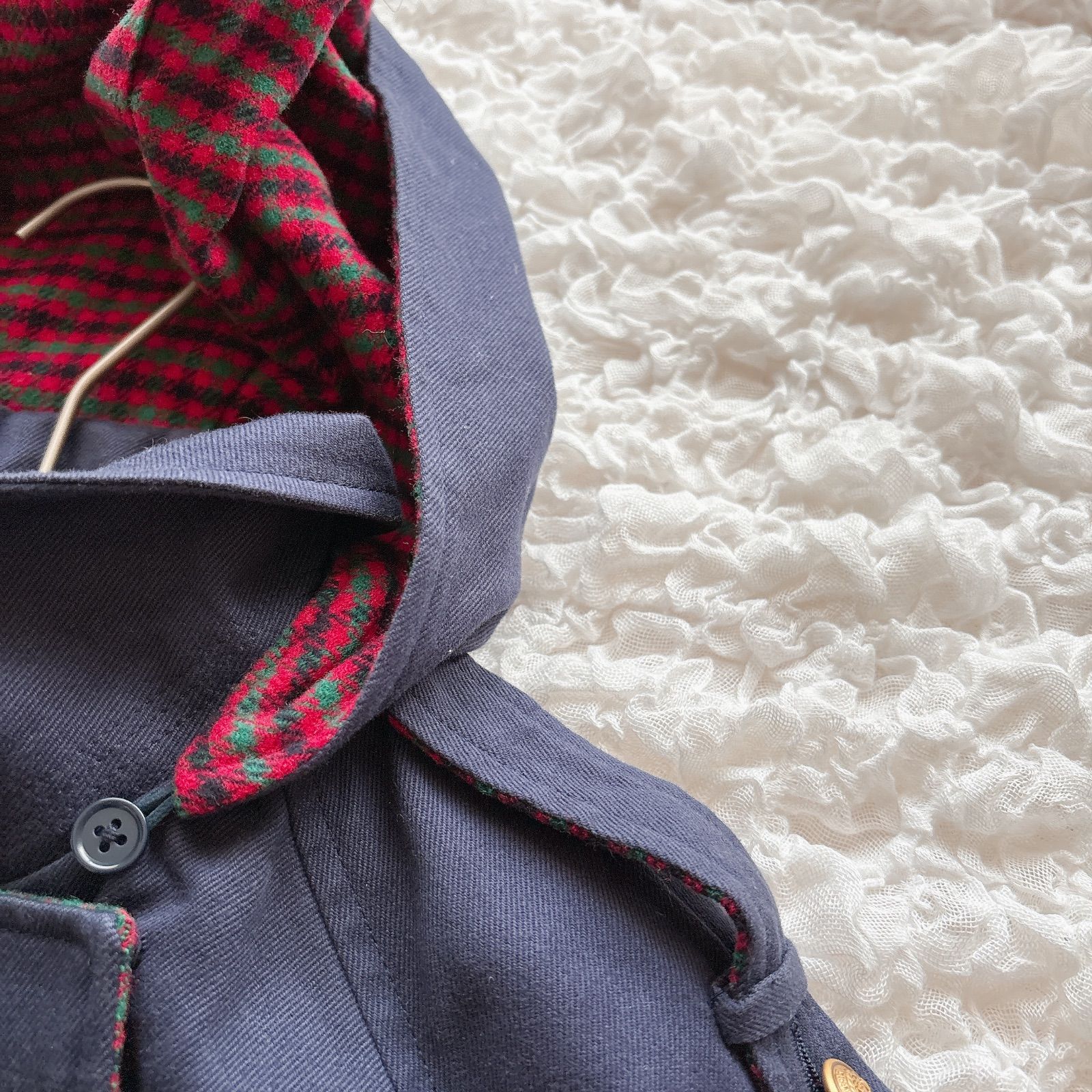 ファミリア 希少 familiar ネイビー コート 金ボタン レア レトロ 希少