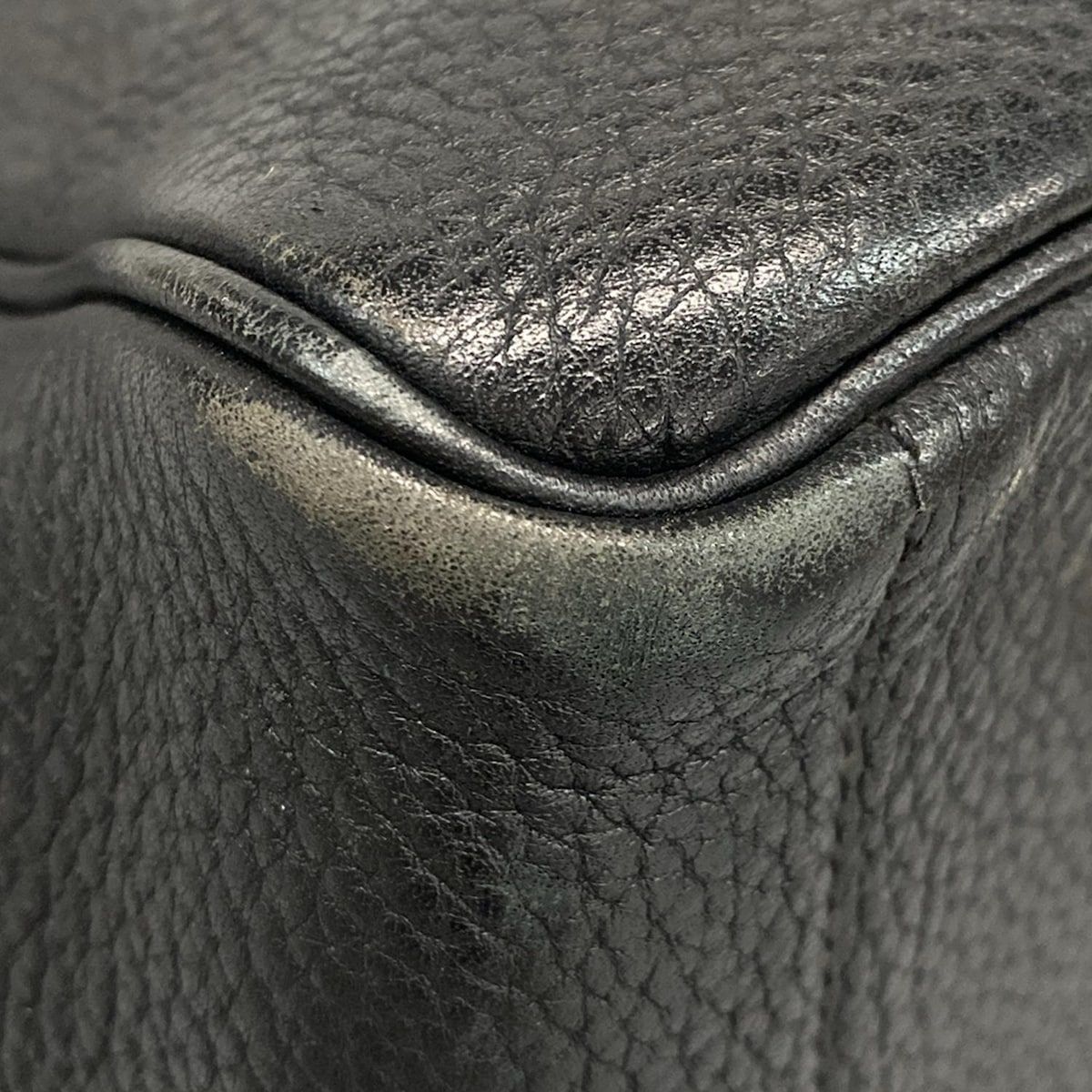 HERMES(エルメス) トートバッグ ヴィクトリアカバス32 黒 シルバー金具