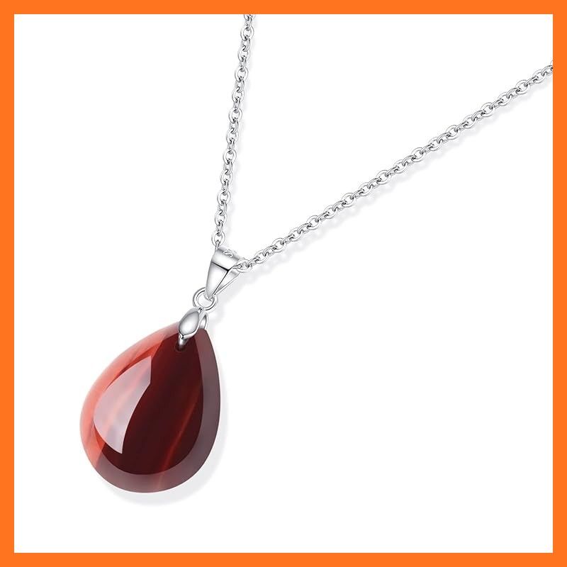 新品】 [ガーブ]GAVU レッドタイガーアイ ティアドロップ シルバー925