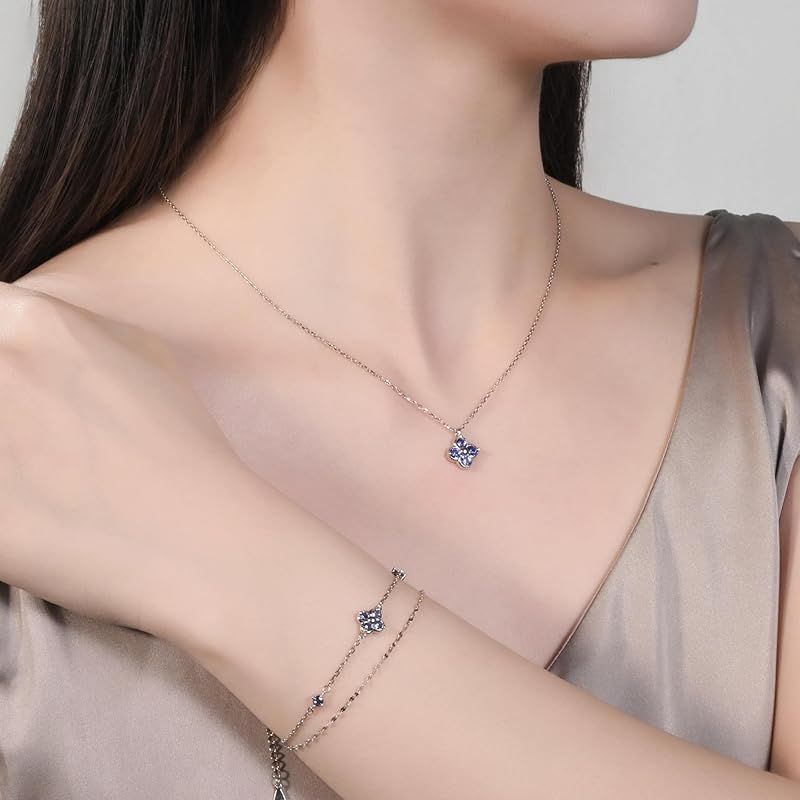 新品】 [FH.bird] タンザナイト ネックレス ブレスレット セット 