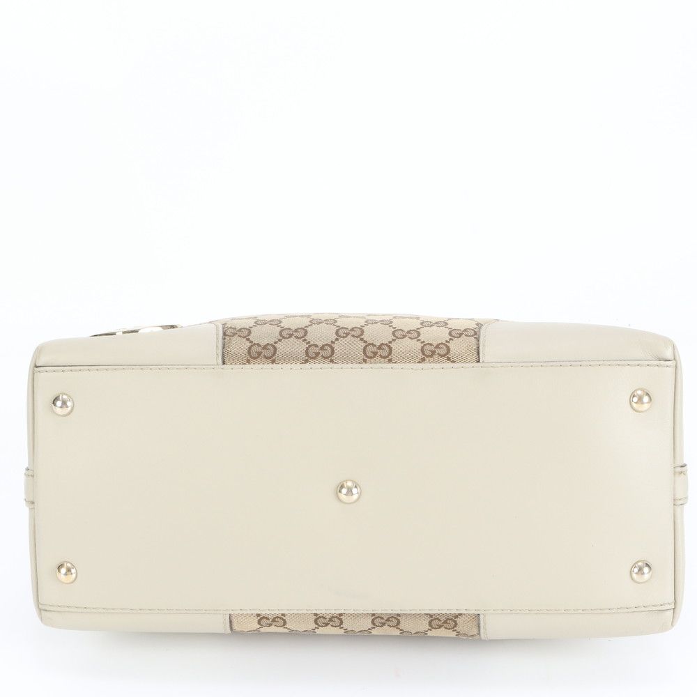 美品 グッチ GG キャンバス ラブリー ハート 257070 レザー ショルダー