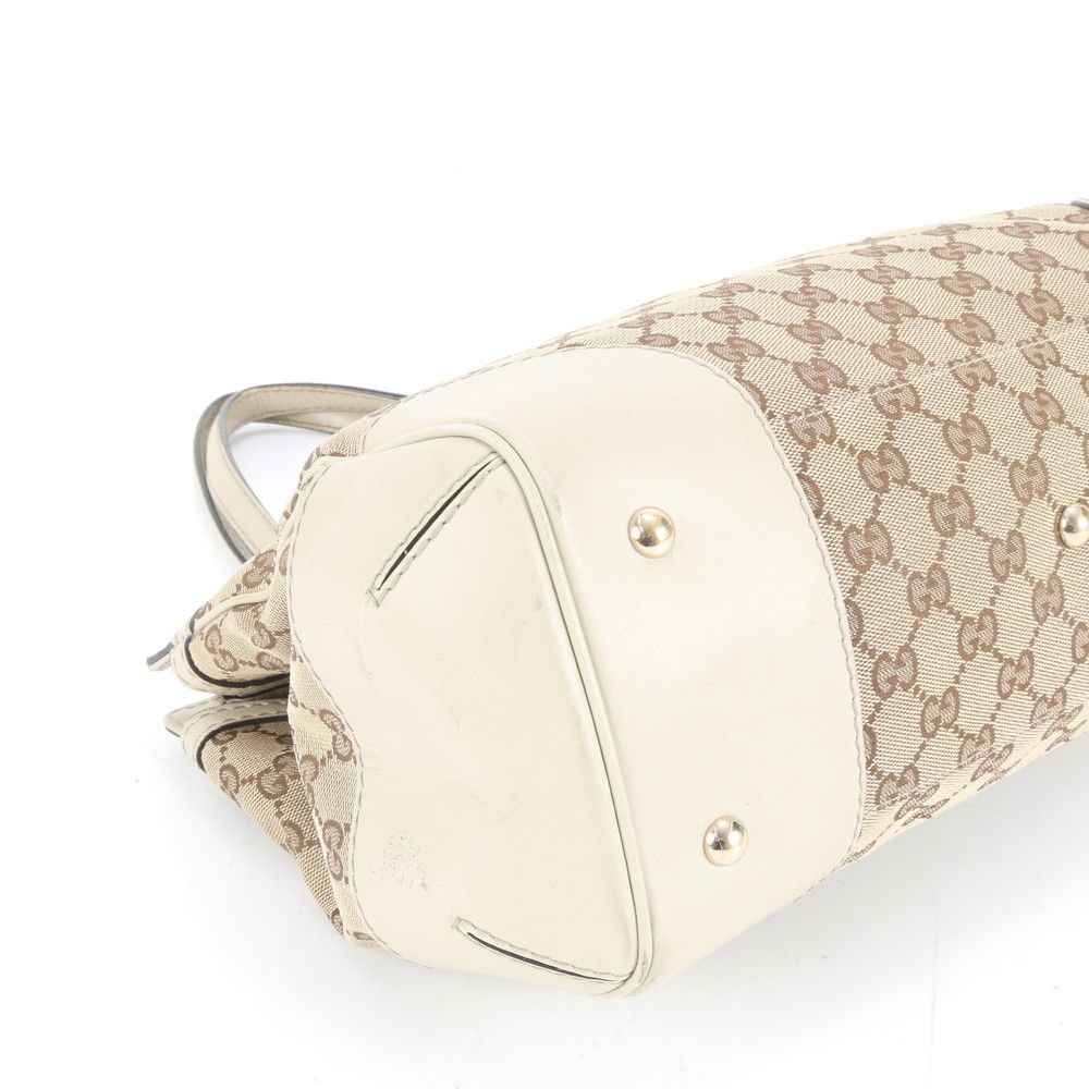 極美品 グッチ GG キャンバス シェリー リボン メイフェア 257063