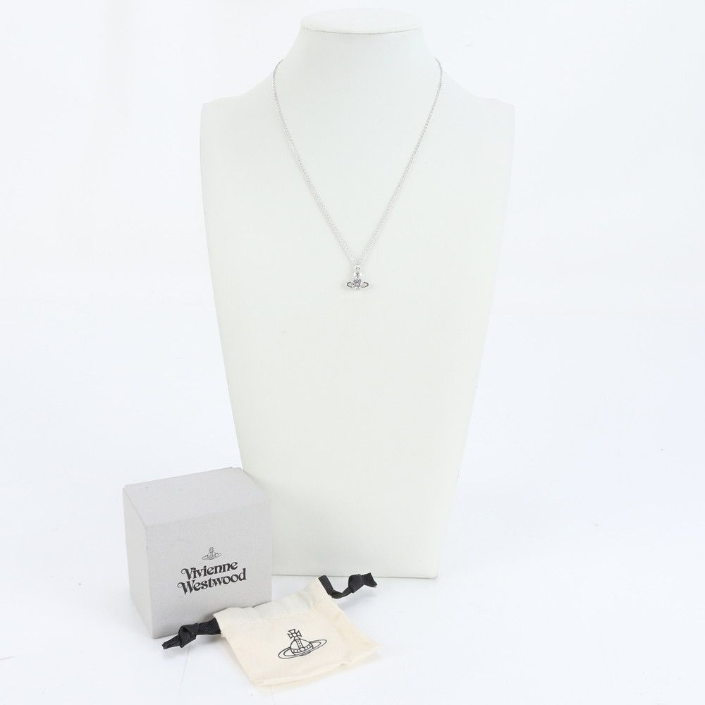 極美品 ヴィヴィアンウエストウッド オーヴ ラインストーン ネックレス
