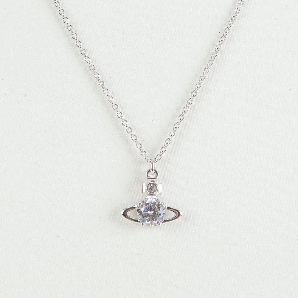 極美品 ヴィヴィアンウエストウッド オーヴ ラインストーン ネックレス