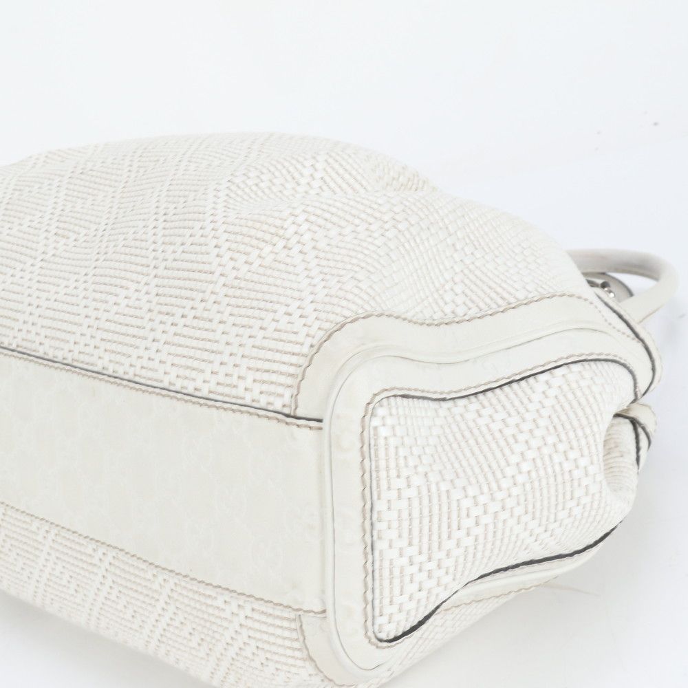 極美品 グッチ ディアマンテ シマ スーキー 211944 レザー トート