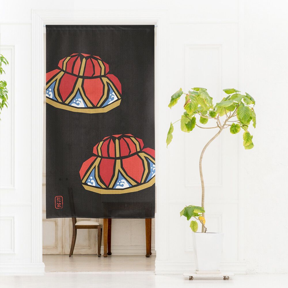 MINIBOX 暖簾制作工房 正規販売店】【2026年新作】のれん 琉球花笠 85