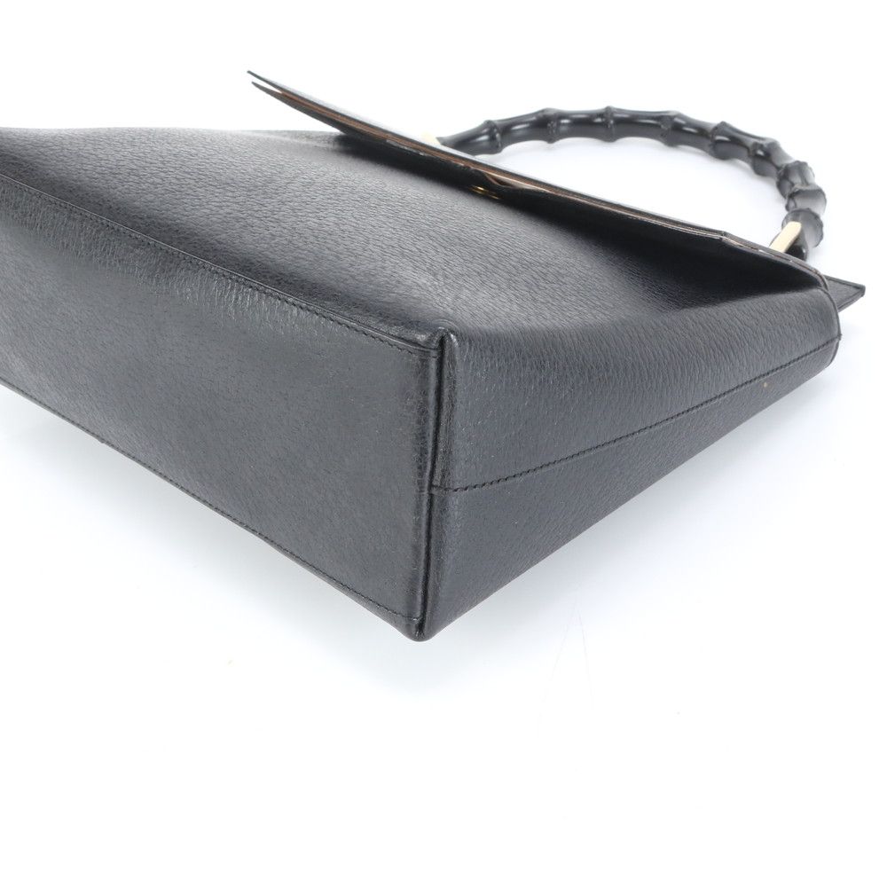 美品 ヴィンテージ オールド グッチ バンブー 3444 1887 レザー