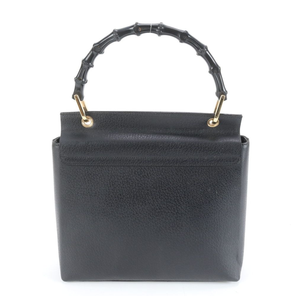 美品 ヴィンテージ オールド グッチ バンブー 3444 1887 レザー