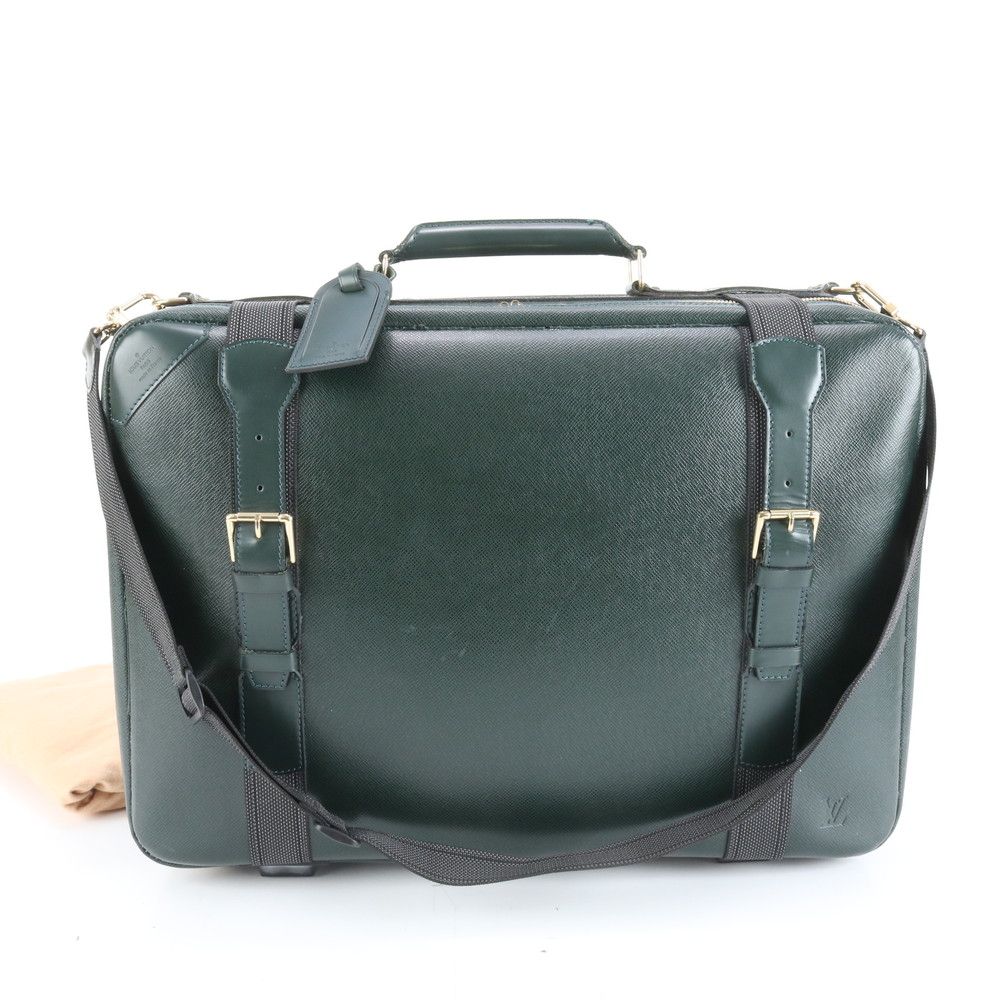 【LOUIS VUITTON】ボストンバッグ　サテライト53 タイガ　エピセア 美品 ルイヴィトン タイガ サテライト 53 エピセア M30094 レザー 2WAY