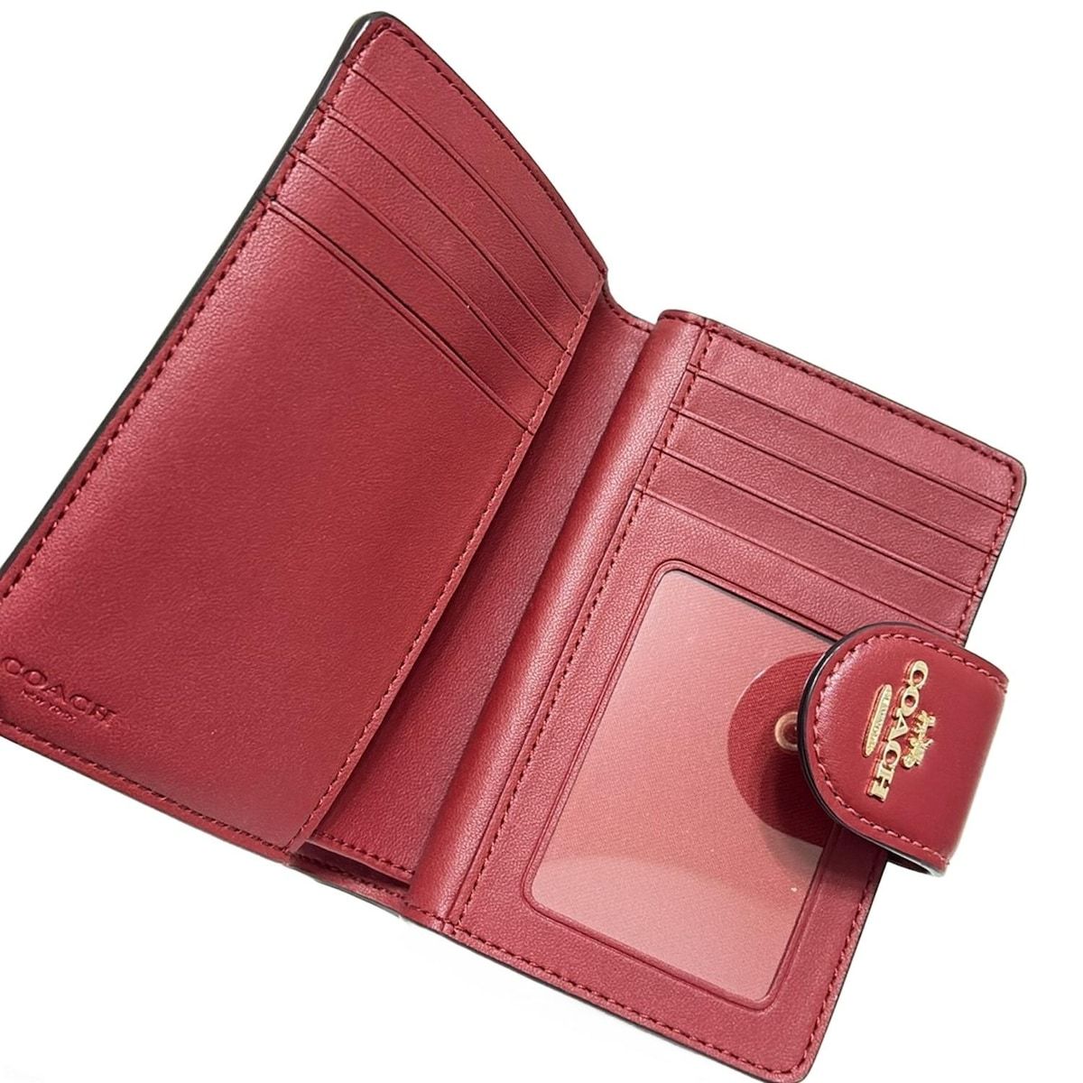 COACH(コーチ) 2つ折り財布 ミディアム コーナー ジップ ウォレット