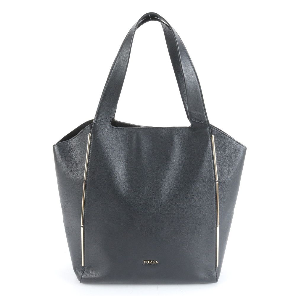 美品 フルラ レザー トート バッグ 肩掛け ショルダー ハンド 本革